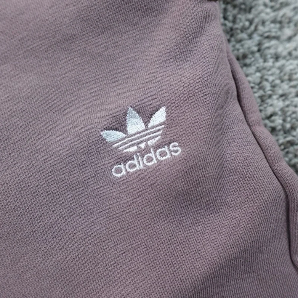 Adidas Sweatpants Mens XS‎ Purple Trefoil Warmup Jogger Drawstring Workout Gym